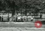 Standbild frische Luft Camp Sommer Camp für Kinder aus armen Familien Sylvan Lake Michigan USA, 1933, aus Sekunde 62 historischem Filmmaterial Videoclip 65675022459