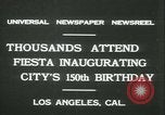 Image célébration du 150e anniversaire de naissance de la ville Los Angeles California USA, 1931, de la seconde 4 séquences d'archives historiques vidéo 65675022461
