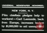 Standbild Hollywood Film Magnat Carl Laemmle an Bord des Schiffes Europa New York City USA, 1931, aus Sekunde 4 historischem Filmmaterial Videoclip 65675022464
