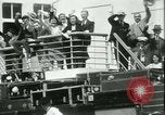 Standbild Hollywood Film Magnat Carl Laemmle an Bord des Schiffes Europa New York City USA, 1931, aus Sekunde 54 historischem Filmmaterial Videoclip 65675022464