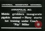 Standbild US Naval Academy football Annapolis Maryland USA, 1931, aus Sekunde 1 historischem Filmmaterial Videoclip 65675022465