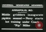 Standbild US Naval Academy football Annapolis Maryland USA, 1931, aus Sekunde 4 historischem Filmmaterial Videoclip 65675022465