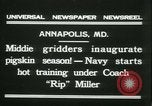 Standbild US Naval Academy football Annapolis Maryland USA, 1931, aus Sekunde 5 historischem Filmmaterial Videoclip 65675022465
