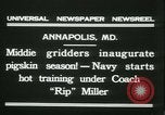 Standbild US Naval Academy football Annapolis Maryland USA, 1931, aus Sekunde 6 historischem Filmmaterial Videoclip 65675022465