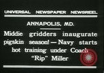 Standbild US Naval Academy football Annapolis Maryland USA, 1931, aus Sekunde 10 historischem Filmmaterial Videoclip 65675022465