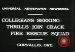 Standbild Crack Fire Rescue Squad Corvallis Oregon USA, 1931, aus Sekunde 4 historischem Filmmaterial Videoclip 65675022468