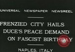 Standbild Premier Benito Mussolini Neapel Italien, 1931, aus Sekunde 7 historischem Filmmaterial Videoclip 65675022475