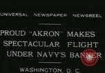 Standbild Marineluftschiff Akron Washington DC USA, 1931, aus Sekunde 3 historischem Filmmaterial Videoclip 65675022476