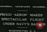 Standbild Marineluftschiff Akron Washington DC USA, 1931, aus Sekunde 4 historischem Filmmaterial Videoclip 65675022476