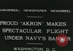 Standbild Marineluftschiff Akron Washington DC USA, 1931, aus Sekunde 5 historischem Filmmaterial Videoclip 65675022476