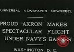 Standbild Marineluftschiff Akron Washington DC USA, 1931, aus Sekunde 6 historischem Filmmaterial Videoclip 65675022476