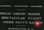 Standbild Marineluftschiff Akron Washington DC USA, 1931, aus Sekunde 7 historischem Filmmaterial Videoclip 65675022476