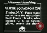 Standbild Motorlose Segelflugzeuge Elmira New York USA, 1931, aus Sekunde 13 historischem Filmmaterial Videoclip 65675022477