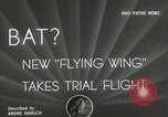 Image of Northrop Flying Wing N-306 California United States USA, 1941, second 4 stock footage video 65675022497