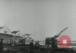 Image of U.S. soldiers fire antiaircraft gune during Air raid drill United States USA, 1941, second 27 stock footage video 65675022505