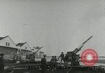 Image of U.S. soldiers fire antiaircraft gune during Air raid drill United States USA, 1941, second 29 stock footage video 65675022505