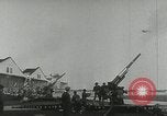 Image of U.S. soldiers fire antiaircraft gune during Air raid drill United States USA, 1941, second 32 stock footage video 65675022505