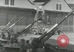 Image of U.S. soldiers fire antiaircraft gune during Air raid drill United States USA, 1941, second 52 stock footage video 65675022505