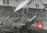 Image of U.S. soldiers fire antiaircraft gune during Air raid drill United States USA, 1941, second 53 stock footage video 65675022505