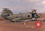 Image of CH46A Sky Knight helicopter Khe Sanh Vietnam, 1968, second 3 stock footage video 65675022572