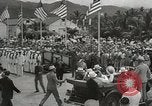 Standbild Präsident Franklin D Roosevelt auf die USS Houston (CA-30) Honolulu Hawaii USA, 1934, aus Sekunde 61 historischem Filmmaterial Videoclip 65675022614