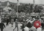 Standbild Präsident Franklin D Roosevelt auf die USS Houston (CA-30) Honolulu Hawaii USA, 1934, aus Sekunde 62 historischem Filmmaterial Videoclip 65675022614