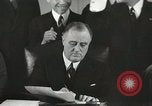 Standbild Präsident Franklin Delano Roosevelt Washington DC USA, 1935, aus Sekunde 14 historischem Filmmaterial Videoclip 65675022616