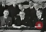 Standbild Präsident Franklin Delano Roosevelt Washington DC USA, 1935, aus Sekunde 28 historischem Filmmaterial Videoclip 65675022616