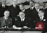 Standbild Präsident Franklin Delano Roosevelt Washington DC USA, 1935, aus Sekunde 34 historischem Filmmaterial Videoclip 65675022616