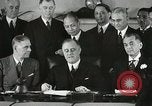 Standbild Präsident Franklin Delano Roosevelt Washington DC USA, 1935, aus Sekunde 36 historischem Filmmaterial Videoclip 65675022616
