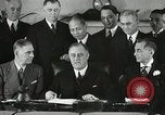 Standbild Präsident Franklin Delano Roosevelt Washington DC USA, 1935, aus Sekunde 37 historischem Filmmaterial Videoclip 65675022616