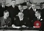 Standbild Präsident Franklin Delano Roosevelt Washington DC USA, 1935, aus Sekunde 38 historischem Filmmaterial Videoclip 65675022616