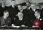 Standbild Präsident Franklin Delano Roosevelt Washington DC USA, 1935, aus Sekunde 39 historischem Filmmaterial Videoclip 65675022616