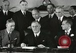 Standbild Präsident Franklin Delano Roosevelt Washington DC USA, 1935, aus Sekunde 41 historischem Filmmaterial Videoclip 65675022616