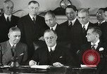 Standbild Präsident Franklin Delano Roosevelt Washington DC USA, 1935, aus Sekunde 42 historischem Filmmaterial Videoclip 65675022616