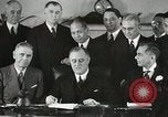 Standbild Präsident Franklin Delano Roosevelt Washington DC USA, 1935, aus Sekunde 44 historischem Filmmaterial Videoclip 65675022616
