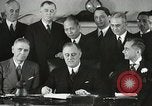 Standbild Präsident Franklin Delano Roosevelt Washington DC USA, 1935, aus Sekunde 45 historischem Filmmaterial Videoclip 65675022616