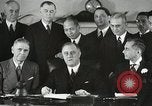 Standbild Präsident Franklin Delano Roosevelt Washington DC USA, 1935, aus Sekunde 46 historischem Filmmaterial Videoclip 65675022616