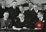 Standbild Präsident Franklin Delano Roosevelt Washington DC USA, 1935, aus Sekunde 47 historischem Filmmaterial Videoclip 65675022616
