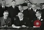 Standbild Präsident Franklin Delano Roosevelt Washington DC USA, 1935, aus Sekunde 48 historischem Filmmaterial Videoclip 65675022616