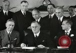 Standbild Präsident Franklin Delano Roosevelt Washington DC USA, 1935, aus Sekunde 49 historischem Filmmaterial Videoclip 65675022616