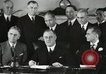Standbild Präsident Franklin Delano Roosevelt Washington DC USA, 1935, aus Sekunde 50 historischem Filmmaterial Videoclip 65675022616