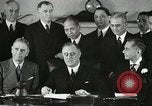 Standbild Präsident Franklin Delano Roosevelt Washington DC USA, 1935, aus Sekunde 51 historischem Filmmaterial Videoclip 65675022616