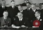 Standbild Präsident Franklin Delano Roosevelt Washington DC USA, 1935, aus Sekunde 53 historischem Filmmaterial Videoclip 65675022616
