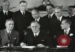 Standbild Präsident Franklin Delano Roosevelt Washington DC USA, 1935, aus Sekunde 54 historischem Filmmaterial Videoclip 65675022616