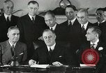 Standbild Präsident Franklin Delano Roosevelt Washington DC USA, 1935, aus Sekunde 55 historischem Filmmaterial Videoclip 65675022616