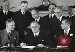 Standbild Präsident Franklin Delano Roosevelt Washington DC USA, 1935, aus Sekunde 58 historischem Filmmaterial Videoclip 65675022616
