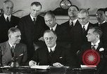 Standbild Präsident Franklin Delano Roosevelt Washington DC USA, 1935, aus Sekunde 59 historischem Filmmaterial Videoclip 65675022616
