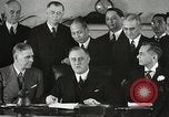 Standbild Präsident Franklin Delano Roosevelt Washington DC USA, 1935, aus Sekunde 60 historischem Filmmaterial Videoclip 65675022616
