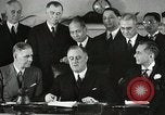Standbild Präsident Franklin Delano Roosevelt Washington DC USA, 1935, aus Sekunde 62 historischem Filmmaterial Videoclip 65675022616